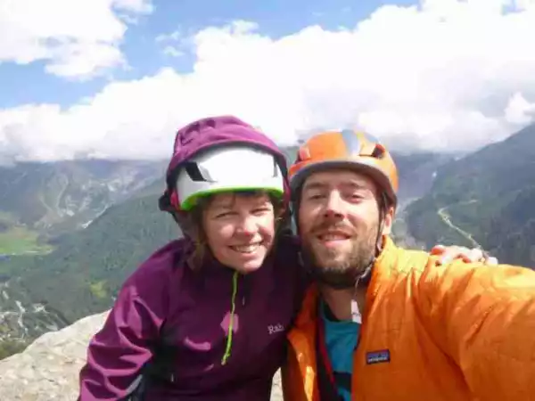 Heartbreaking: Man Dies During His First Wedding Anniversary With His Wife While Climbing Rock
